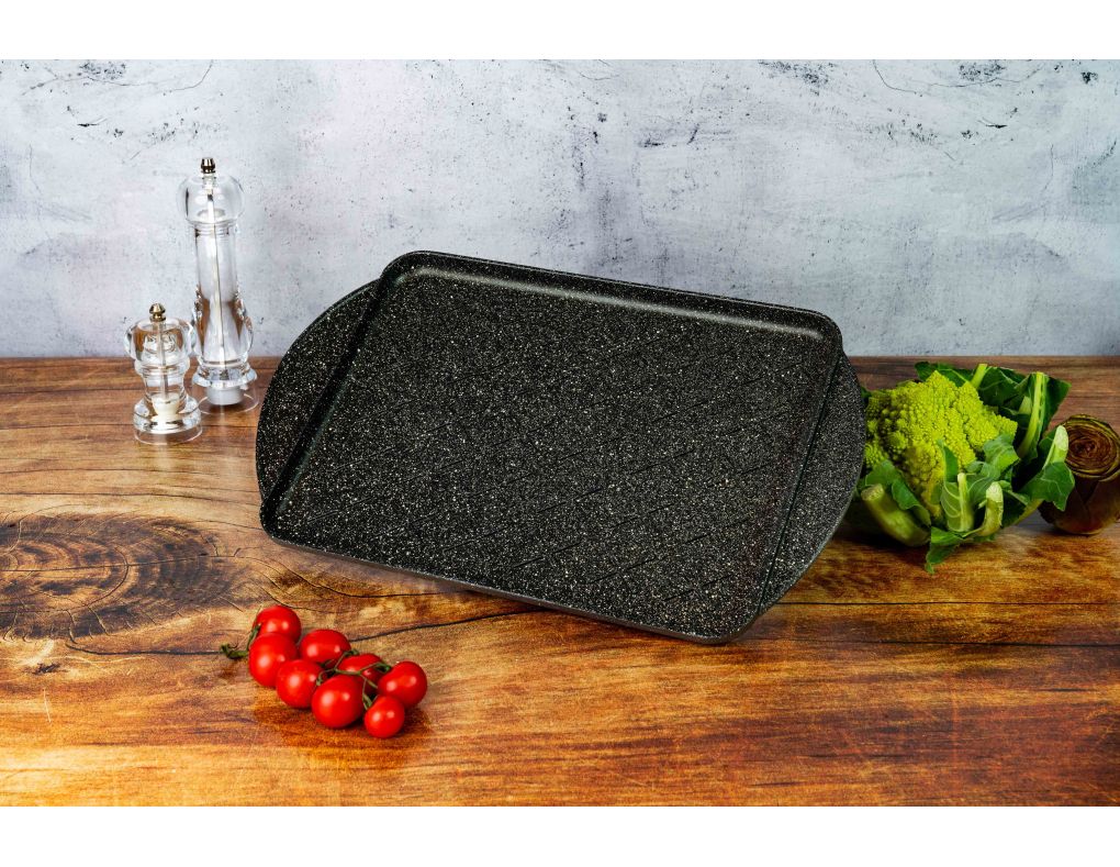 Plancia Barbecue Rettangolare Grigliata 27 x 40 Cm Per Fornello A Gas