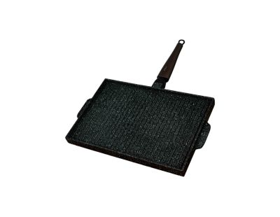 Padella Rettangolare Doppia 2 In 1 Grigliata/Liscia Per Fornello A Gas